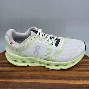 On Cloudgo Shoes Womens 8.5 White Gray Meadow Green Athletic Running Sneakers